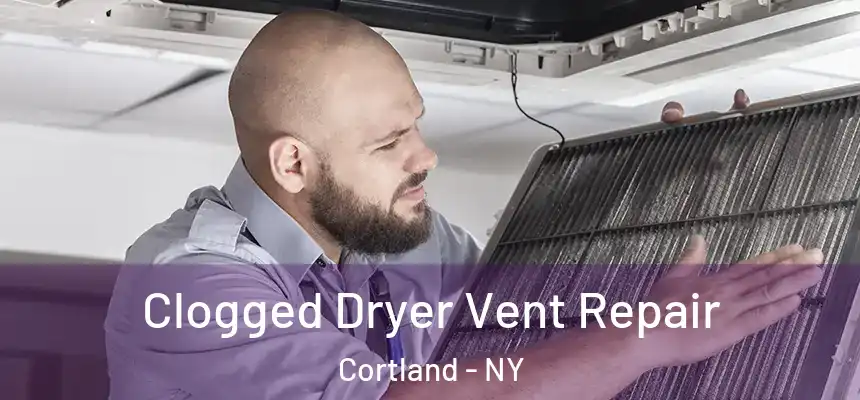  Clogged Dryer Vent Repair Cortland - NY